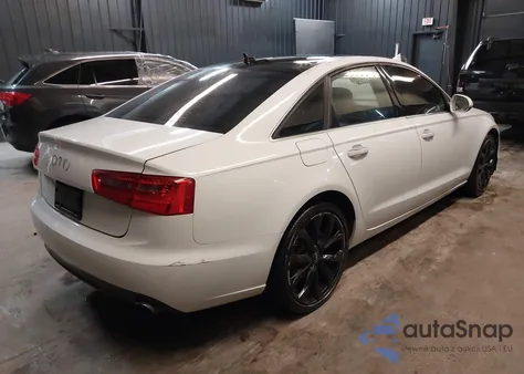 2013 Audi A6 2.0T Premium из США, поврежденный, VIN WAUGFAFC7DN125605